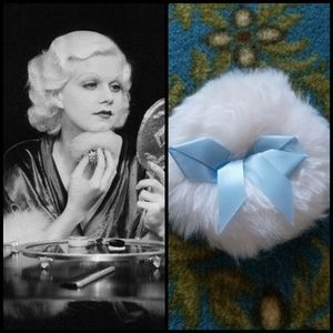 Vintage powder puffs